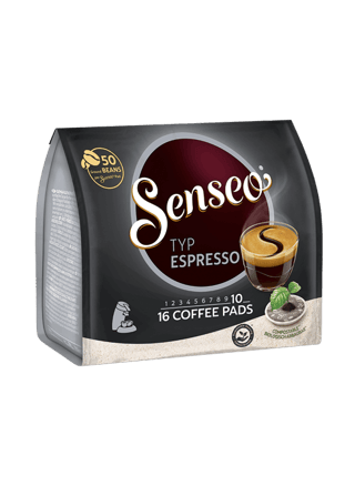pads senseo espresso 16x front left